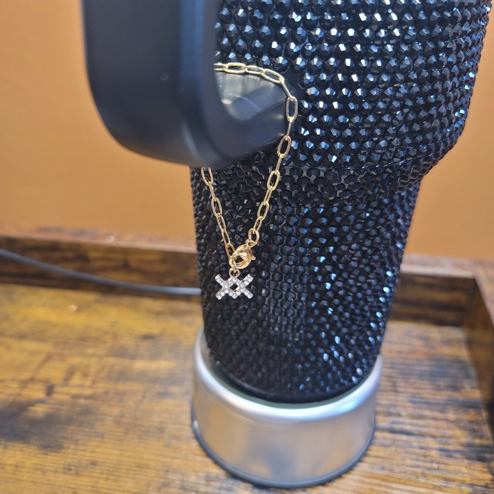 Aquarius Zodiac Sign Tumbler Charm